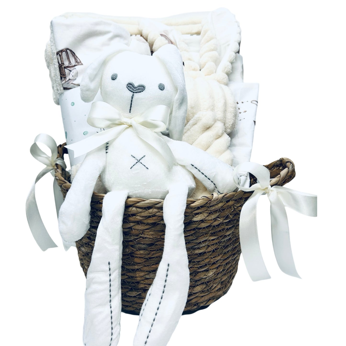 Newborn Baby Boho Gift Basket - 100