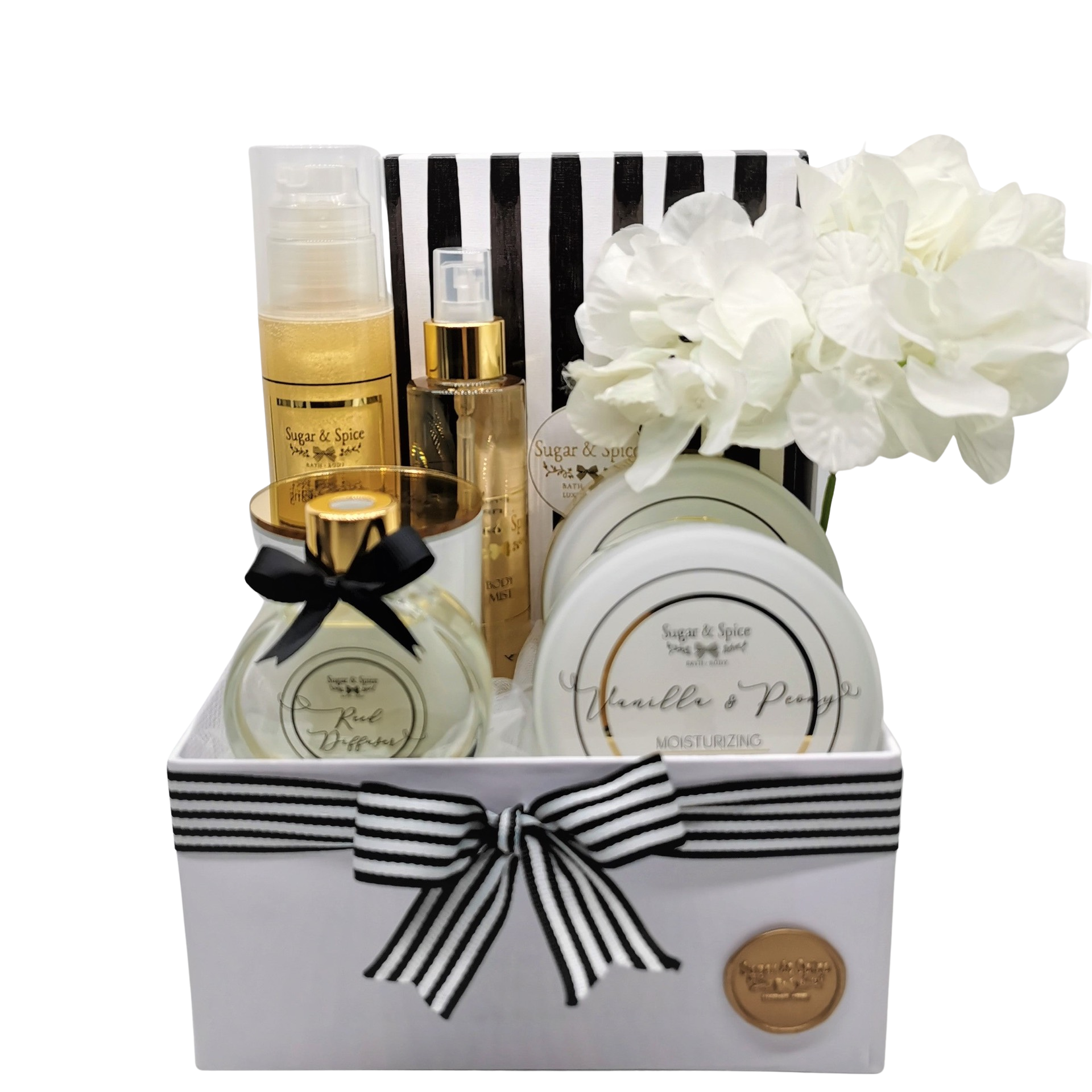 Gift Box 120 (Stripes) – Sugar & Spice Luxury Gifts